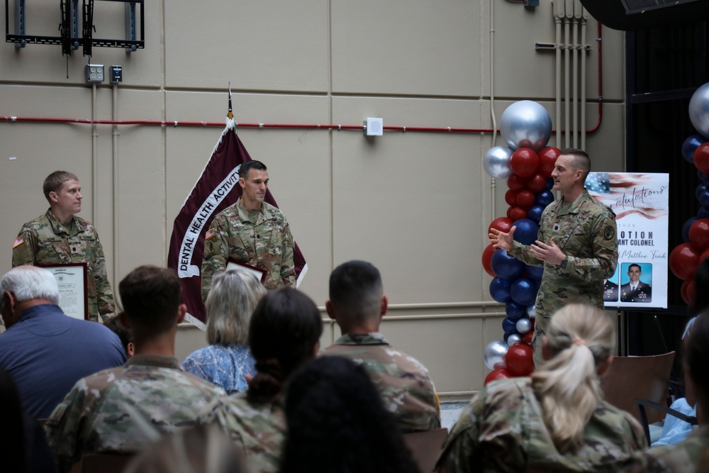 Fort Campbell DENTAC conducts Promotion Ceremony