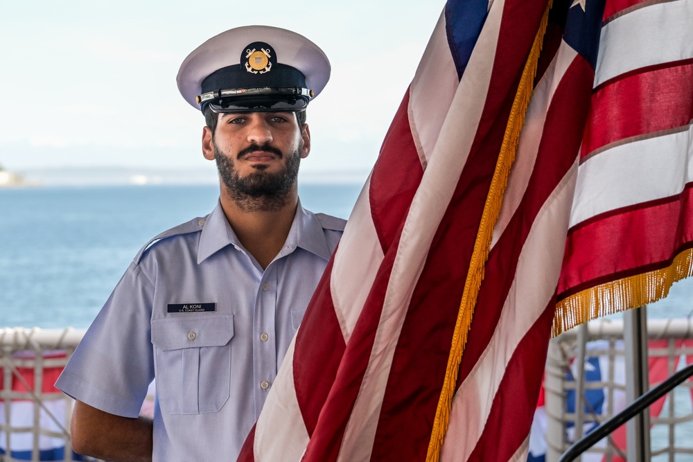 CGC Healy Holds Change of Command