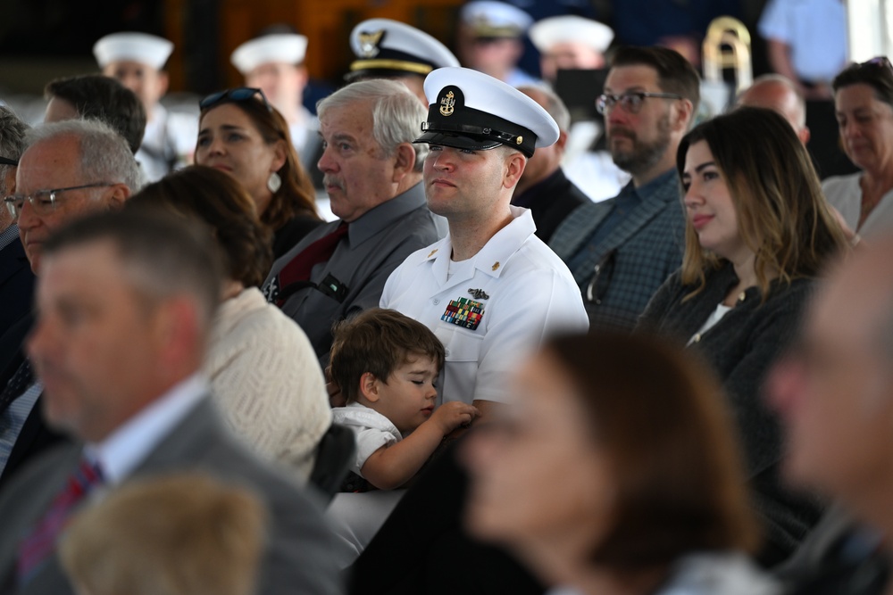 CGC Healy Holds Change of Command