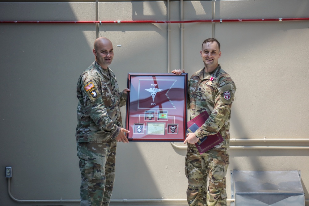 BACH Conducts MEDDAC Company Change of Command