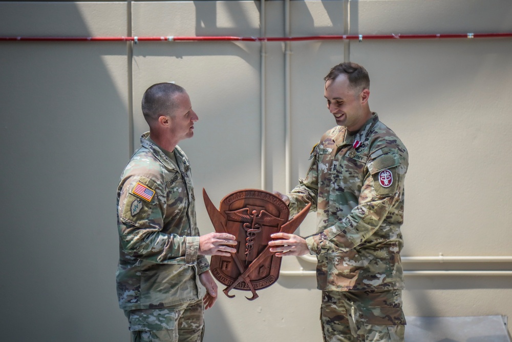 BACH Conducts MEDDAC Company Change of Command