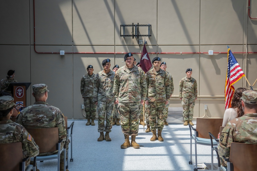 BACH Conducts MEDDAC Company Change of Command