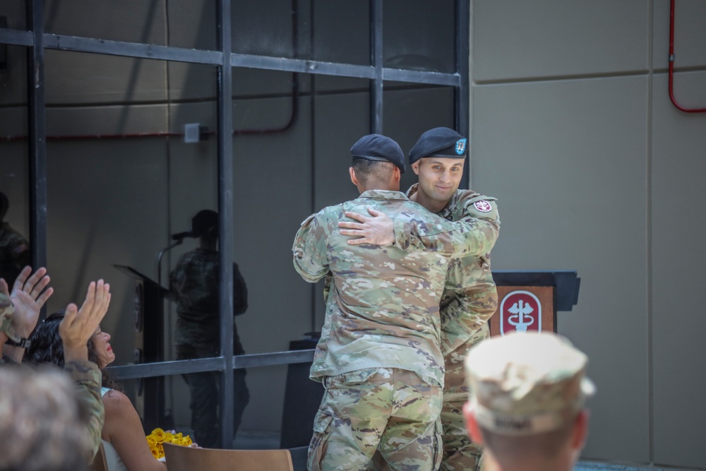 BACH Conducts MEDDAC Company Change of Command