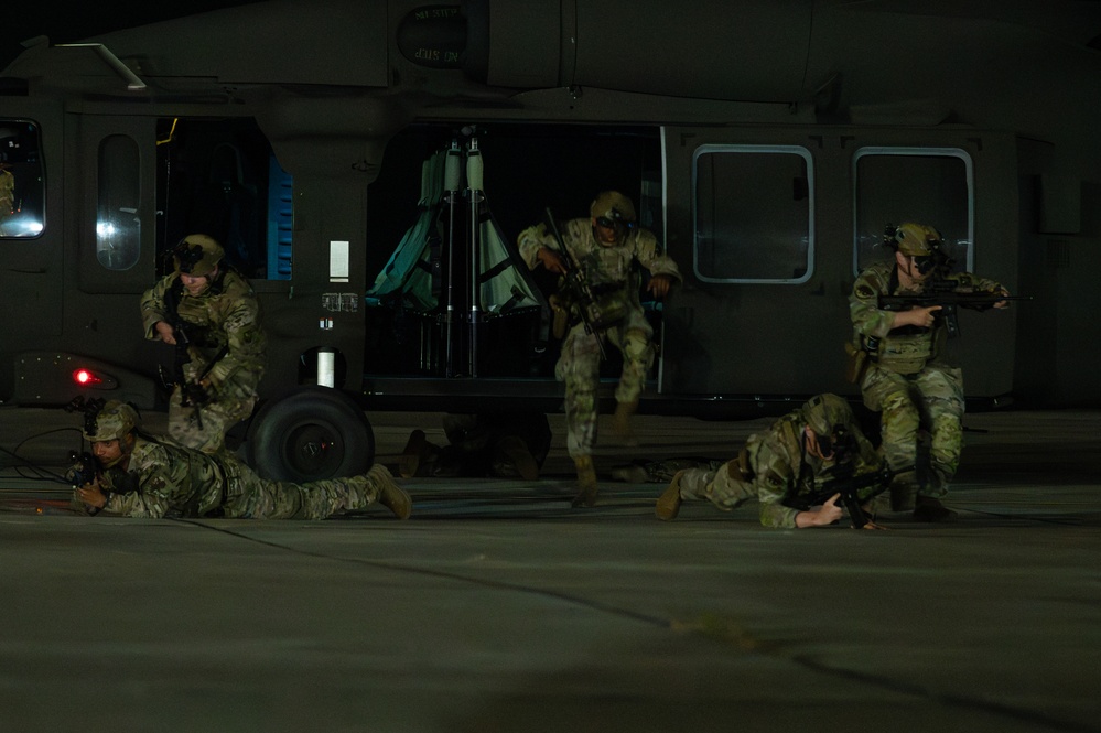 Security Forces Night Helicopter Joint Training