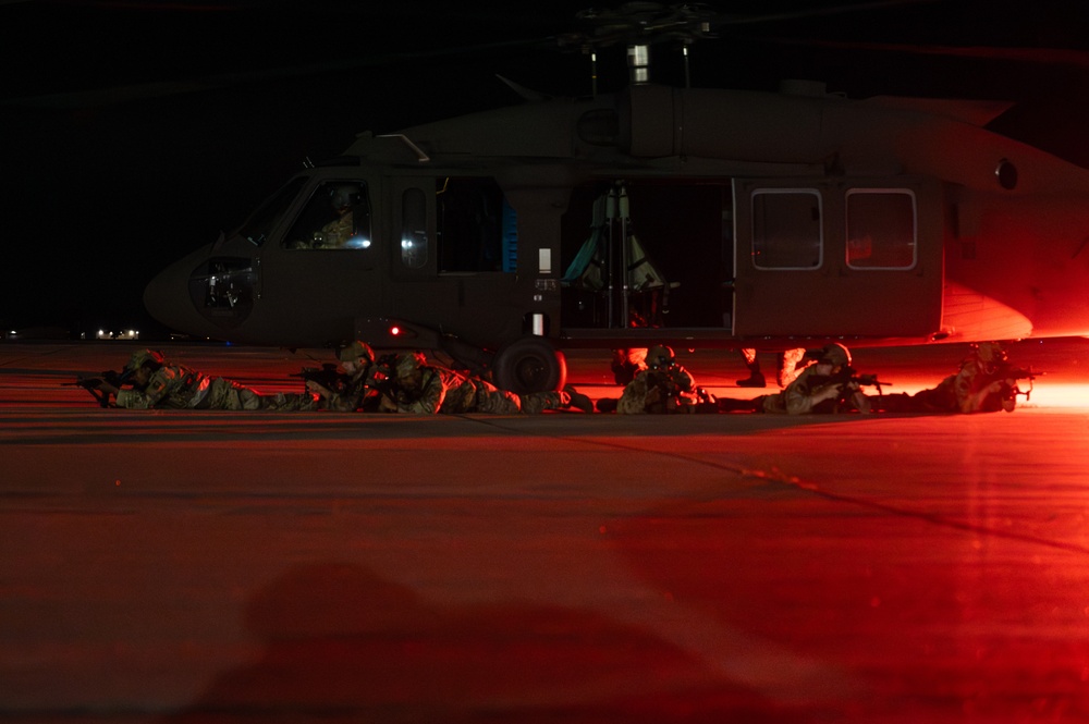 Security Forces Night Helicopter Joint Training