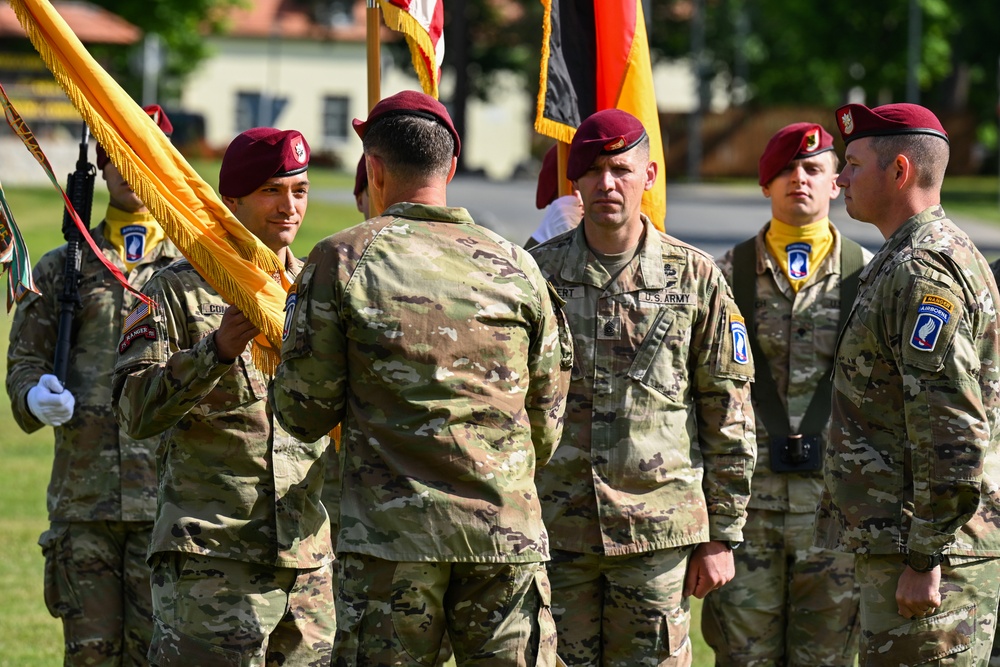 1-91 CAV, 173rd Airborne Brigade Change of Command
