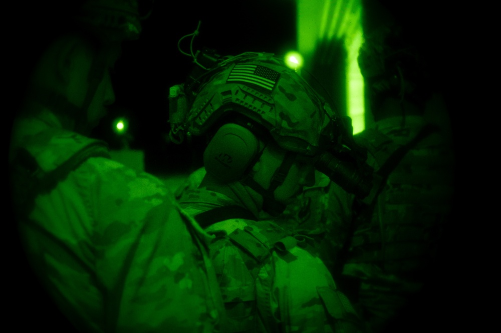 Security Forces Night Helicopter Joint Training