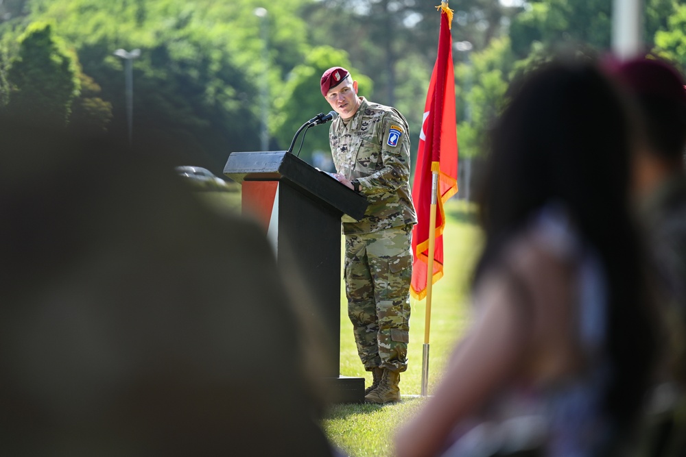 1-91 CAV, 173rd Airborne Brigade Change of Command