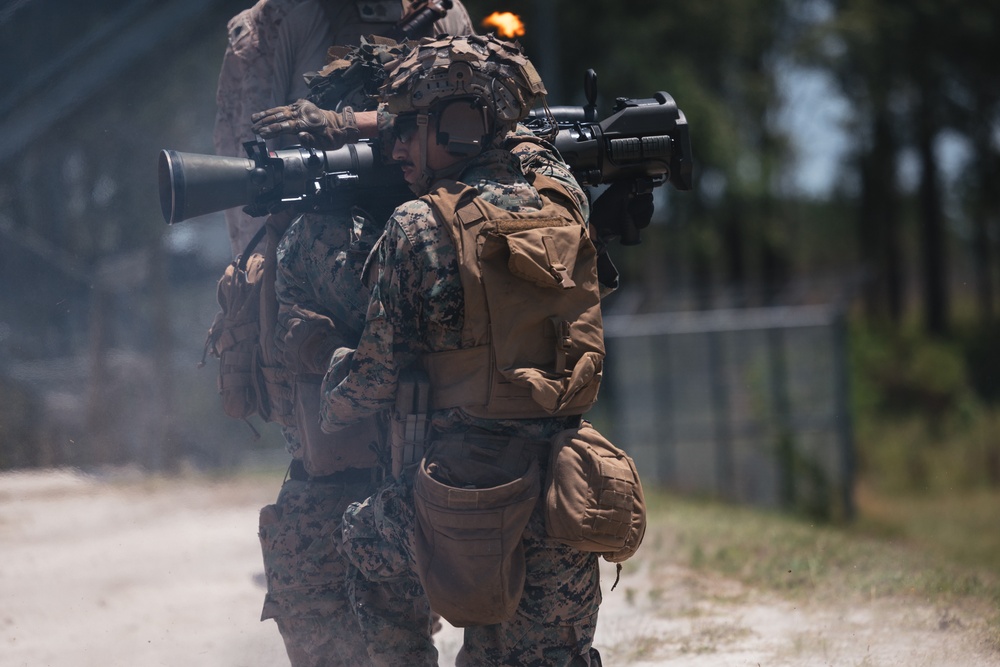 2nd Battalion, 2nd Marine Regiment conducts Explosive Live-Fire Ranges