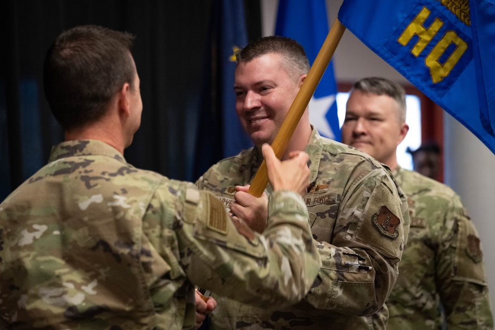 Col. Ryan K. Harvey assumes command of the 181st IW