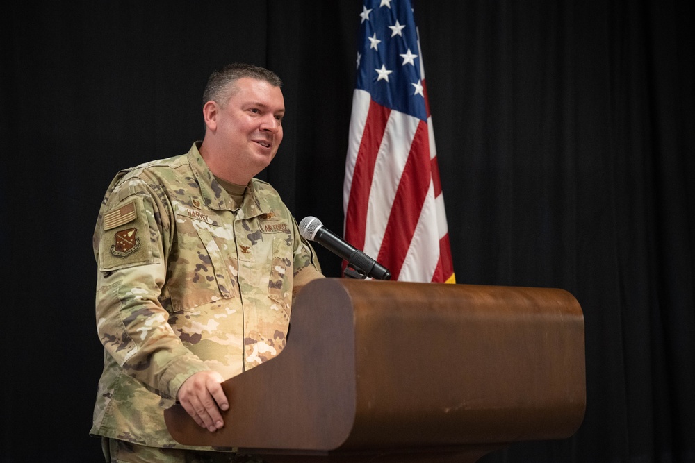 Col. Ryan K. Harvey assumes command of the 181st IW