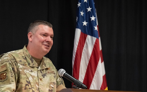 Col. Ryan K. Harvey assumes command of the 181st IW