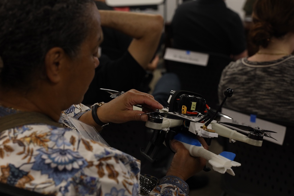 Defense Science Study Group Visits Combat Logistics Battalion 8, Innovation Campus