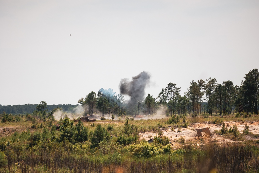 2nd Battalion, 2nd Marine Regiment conducts Explosive Live-Fire Ranges
