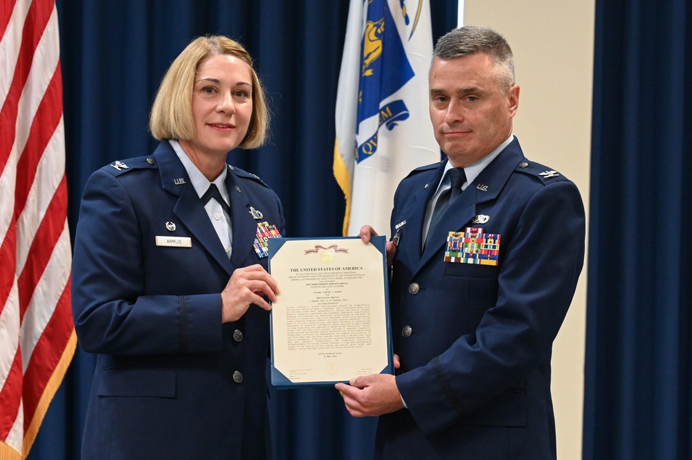 102nd Intelligence Wing deputy commander retires from Air Force