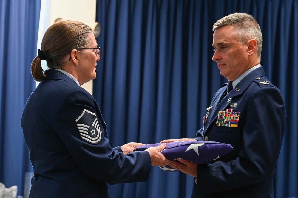102nd Intelligence Wing deputy commander retires from Air Force
