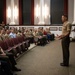SMMC Ruiz speaks at pilot SNCO Leadership School graduation