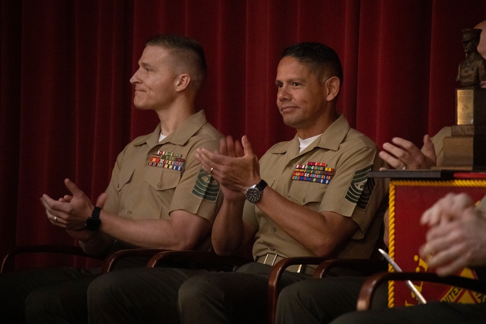 SMMC Ruiz speaks at pilot SNCO Leadership School graduation