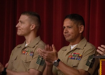 SMMC Ruiz speaks at pilot SNCO Leadership School graduation