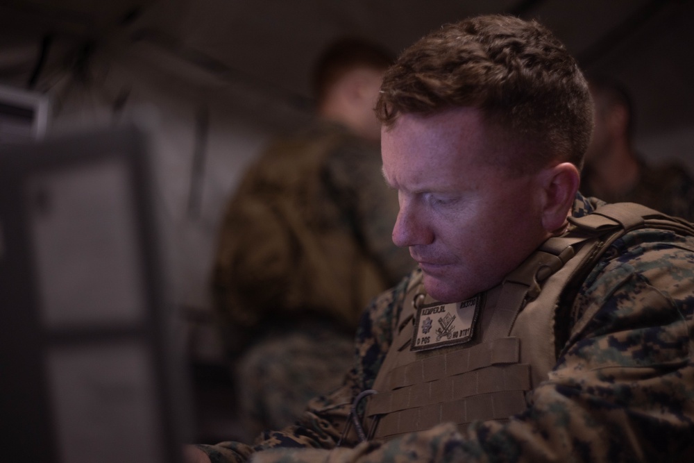 Headquarters Battery Marines conduct Regimental FIREX