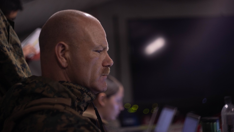 Headquarters Battery Marines conduct Regimental FIREX
