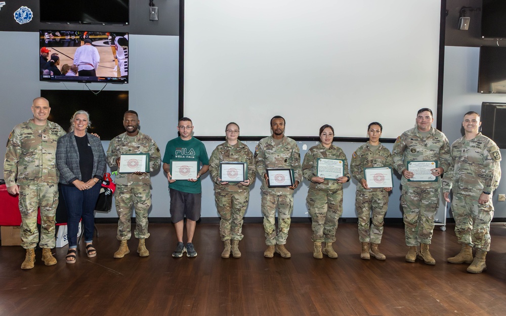 Red Cross volunteers receive commendations for service to community