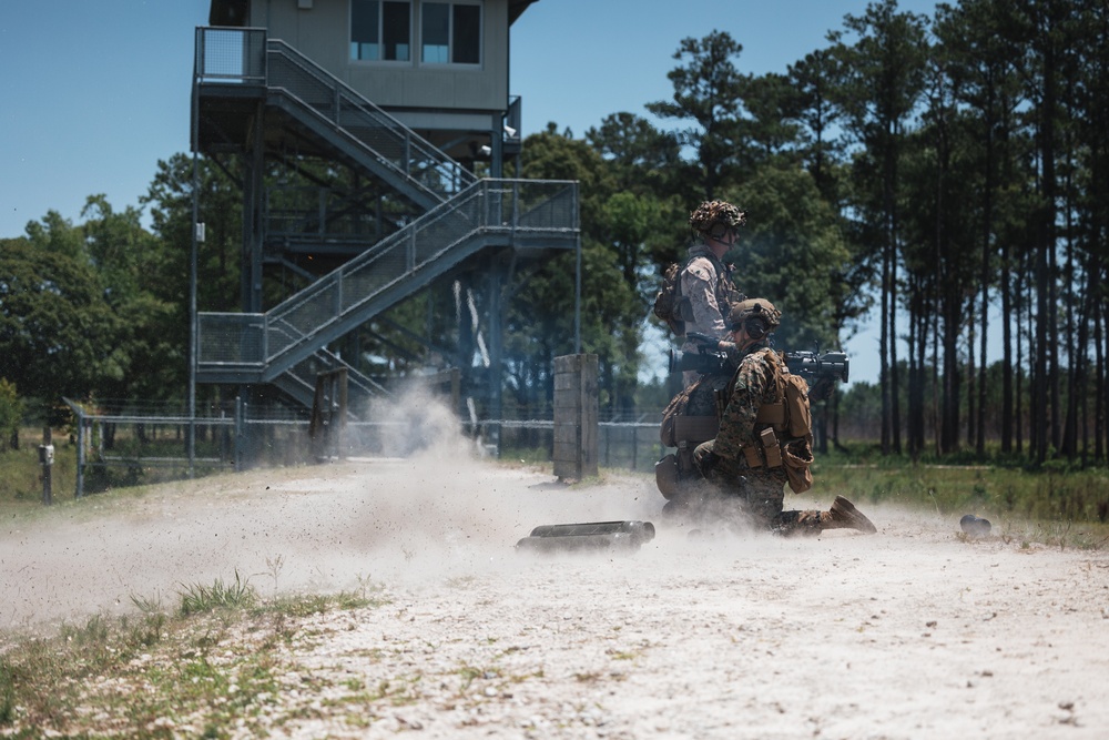 2nd Battalion, 2nd Marine Regiment conducts Explosive Live-Fire Ranges