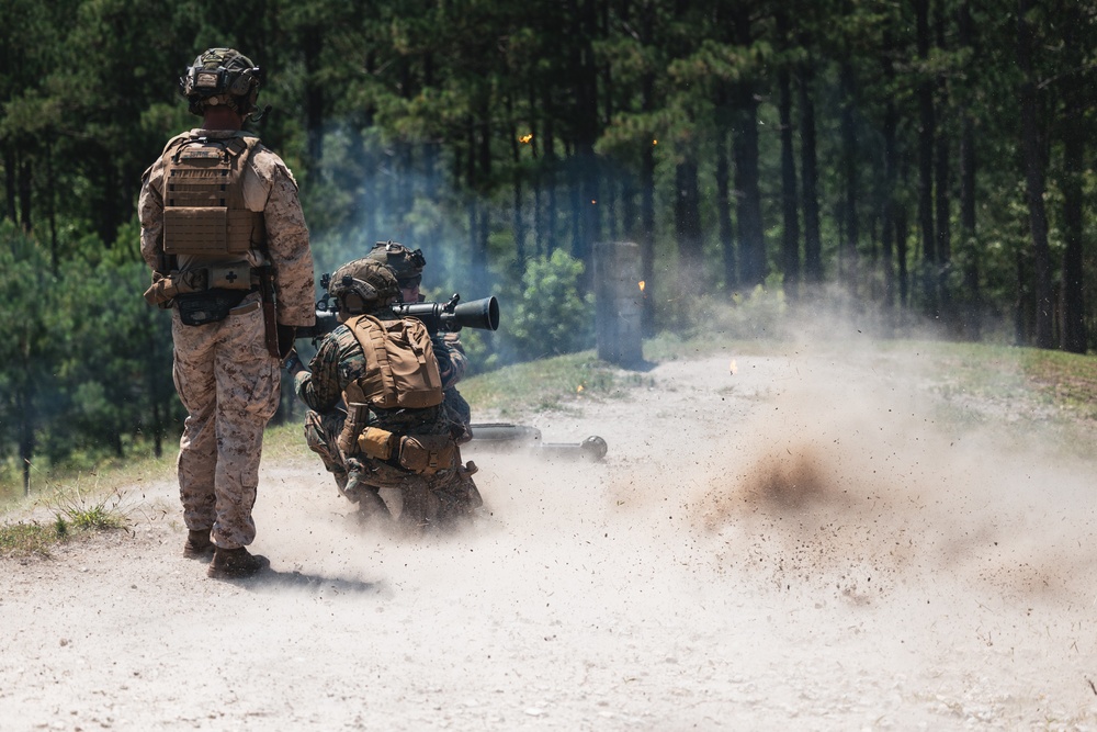 2nd Battalion, 2nd Marine Regiment conducts Explosive Live-Fire Ranges