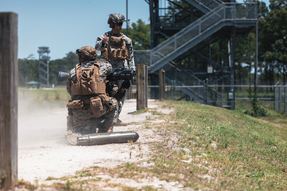 2nd Battalion, 2nd Marine Regiment conducts Explosive Live-Fire Ranges