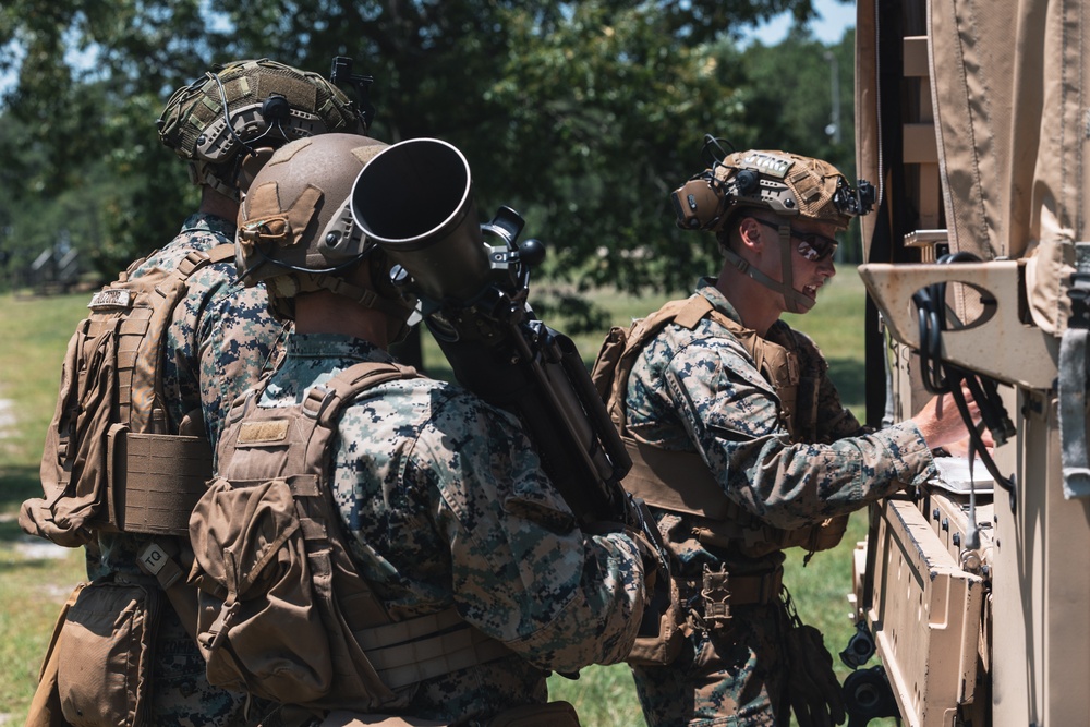 2nd Battalion, 2nd Marine Regiment conducts Explosive Live-Fire Ranges