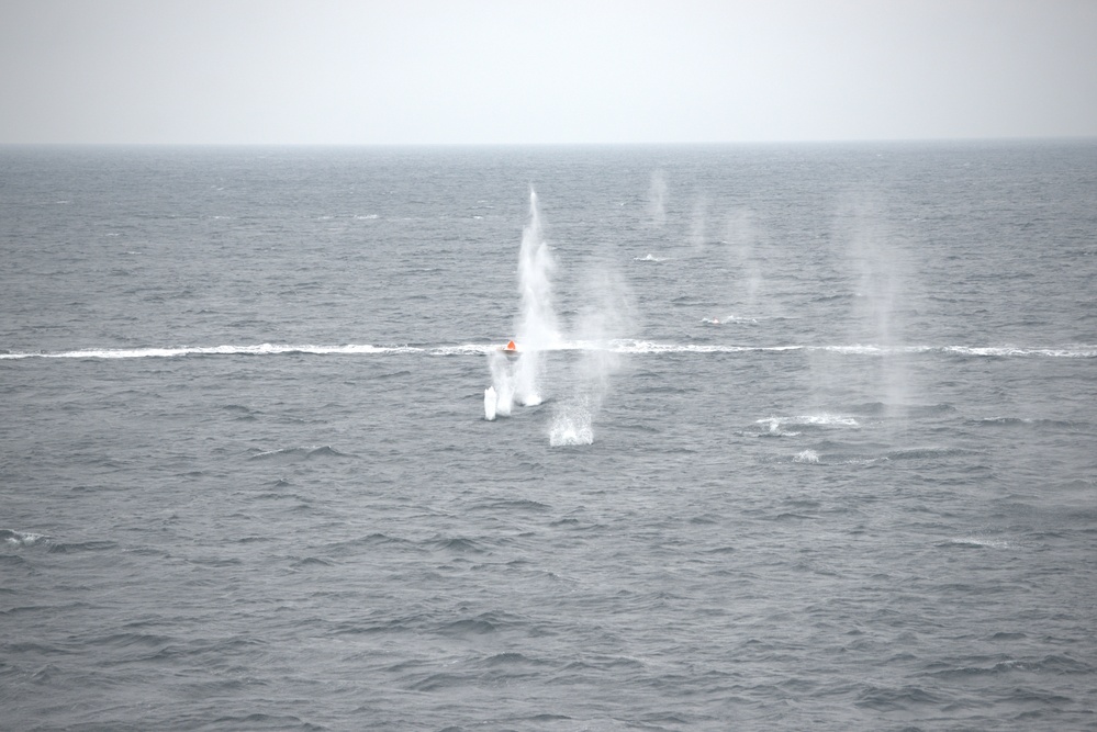 SNMCMG1 ships participate in a TACEX during BALTOPS 25