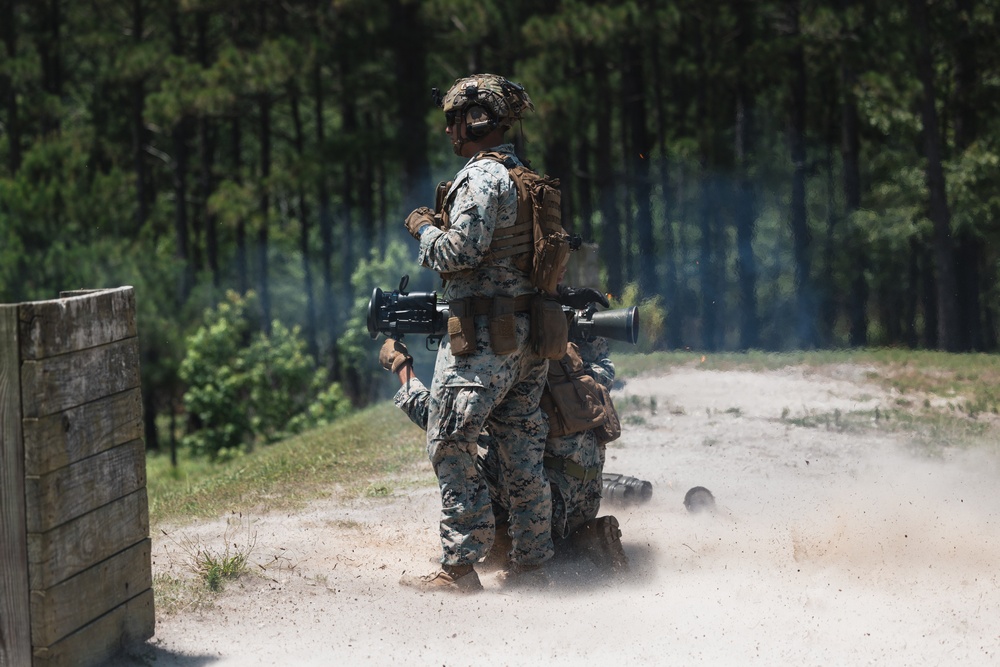 2nd Battalion, 2nd Marine Regiment conducts Explosive Live-Fire Ranges