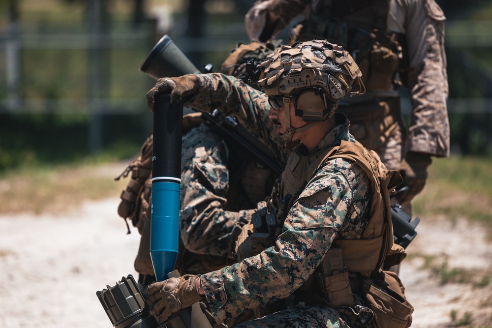 2nd Battalion, 2nd Marine Regiment conducts Explosive Live-Fire Ranges