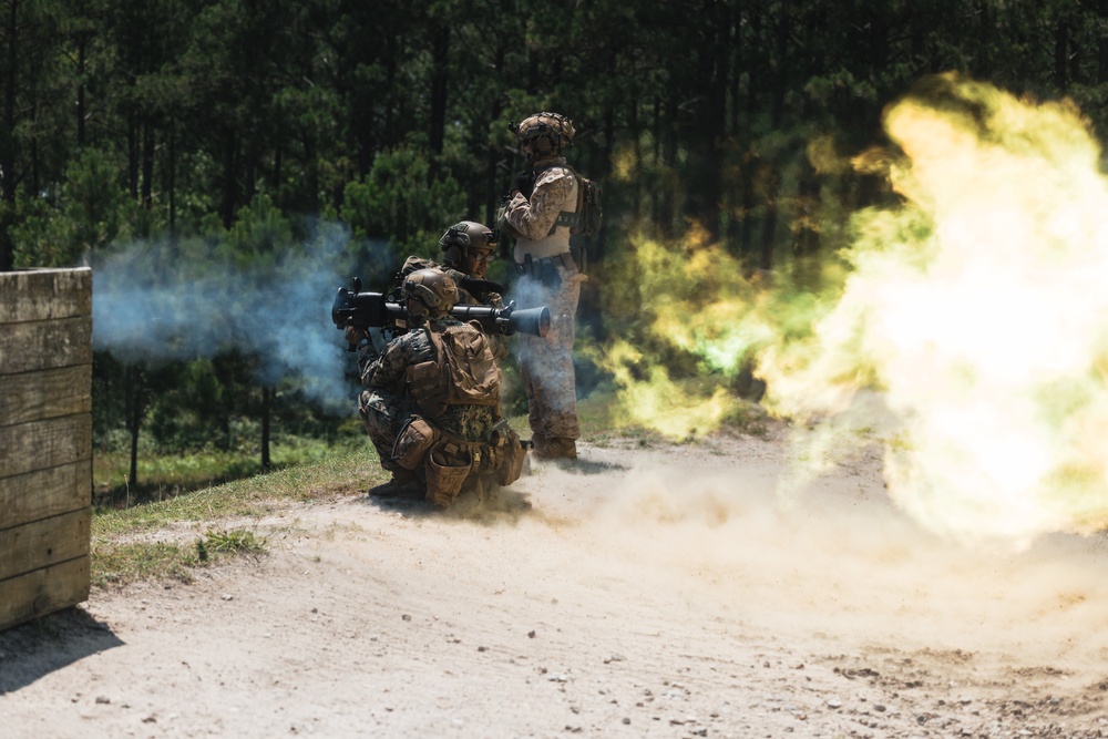 2nd Battalion, 2nd Marine Regiment conducts Explosive Live-Fire Ranges