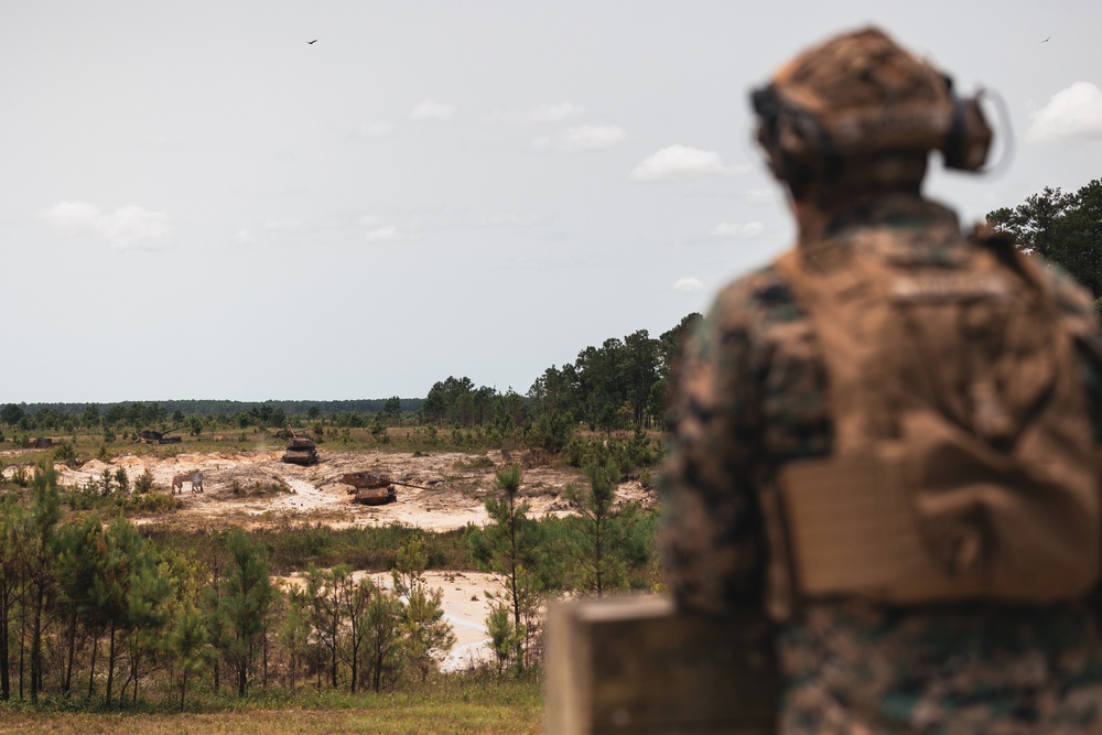 2nd Battalion, 2nd Marine Regiment conducts Explosive Live-Fire Ranges