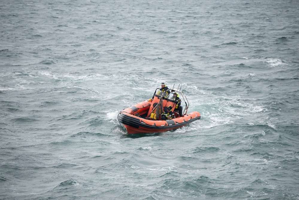 SNMCMG1 ships participate in a TACEX during BALTOPS 25