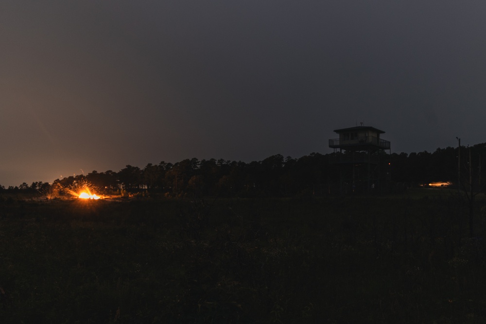 2nd Battalion, 2nd Marine Regiment conducts Explosive Live-Fire Ranges