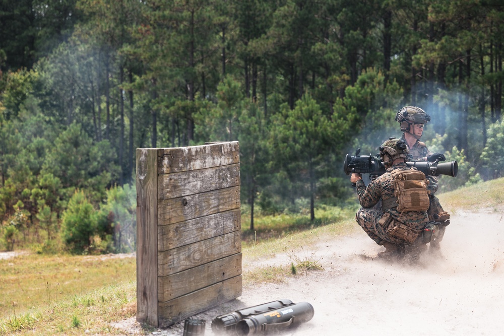 2nd Battalion, 2nd Marine Regiment conducts Explosive Live-Fire Ranges