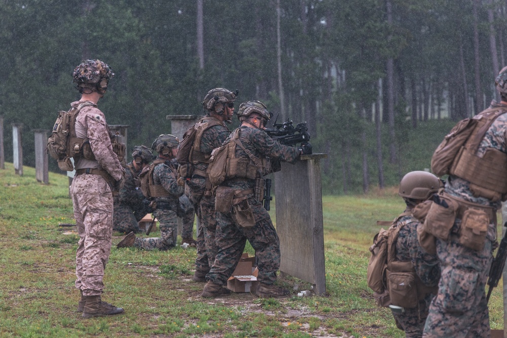 2nd Battalion, 2nd Marine Regiment conducts Explosive Live-Fire Ranges