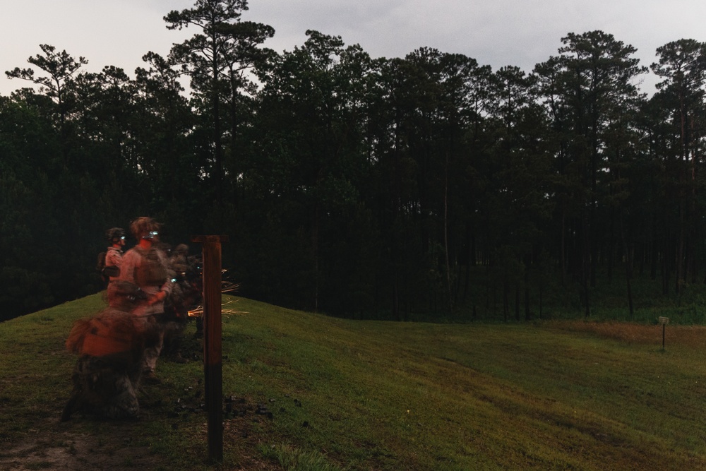 2nd Battalion, 2nd Marine Regiment conducts Explosive Live-Fire Ranges