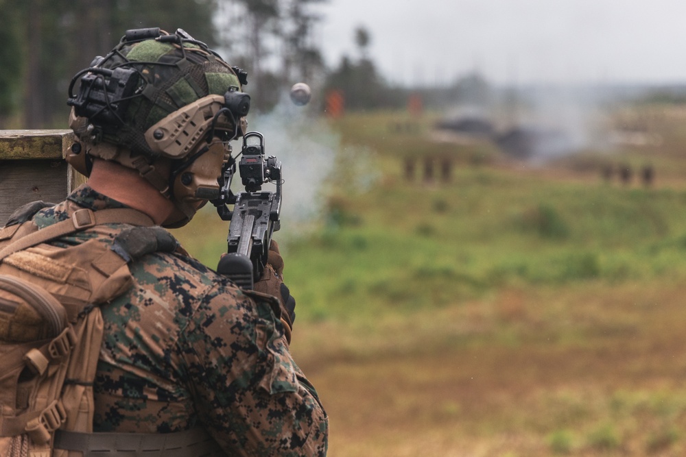 2nd Battalion, 2nd Marine Regiment conducts Explosive Live-Fire Ranges