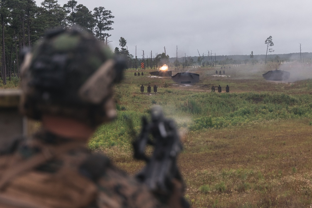2nd Battalion, 2nd Marine Regiment conducts Explosive Live-Fire Ranges