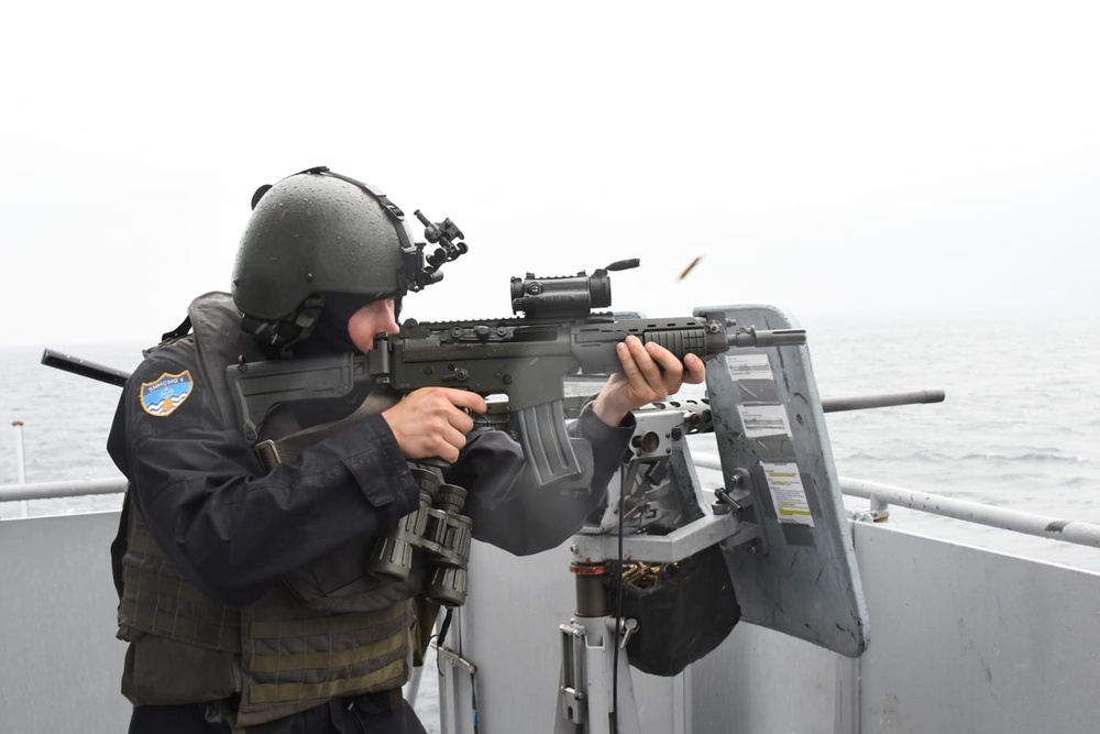 SNMCMG1 ships participate in a TACEX during BALTOPS 25