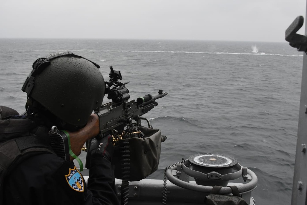 SNMCMG1 ships participate in a TACEX during BALTOPS 25
