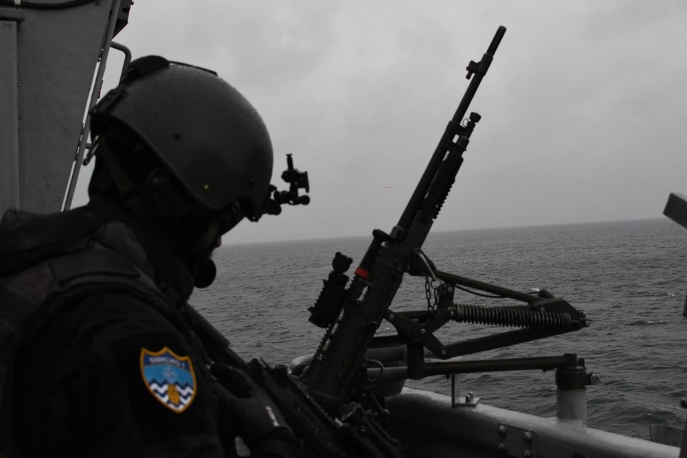 SNMCMG1 ships participate in a TACEX during BALTOPS 25