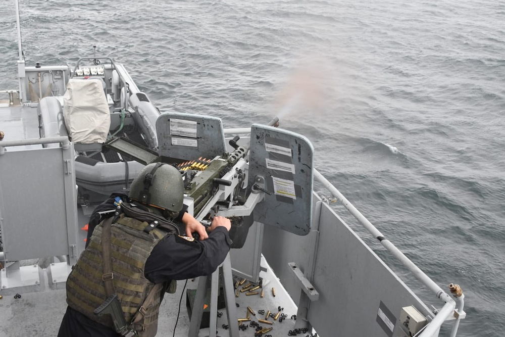SNMCMG1 ships participate in a TACEX during BALTOPS 25