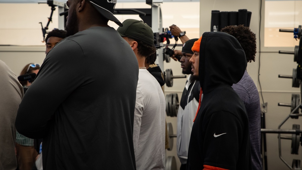 Cincinnati Bengals rookies visit AFRL’s 711th Human Performance Wing