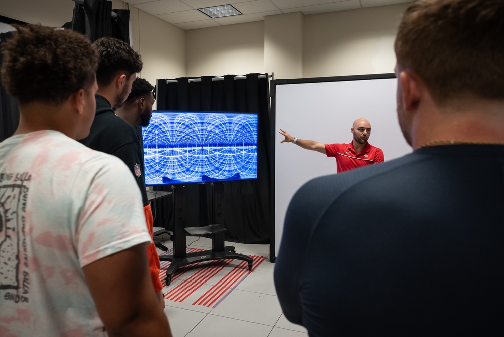 Cincinnati Bengals rookies visit AFRL’s 711th Human Performance Wing