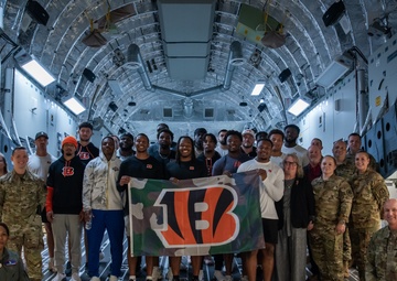 Cincinnati Bengals rookies visit AFRL’s 711th Human Performance Wing