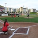 117ARW throws first pitch at Bham Baron's Game